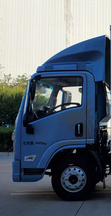 陕汽牌YTQ5042CCYJEEV3310纯电动仓栅式运输车公告图片