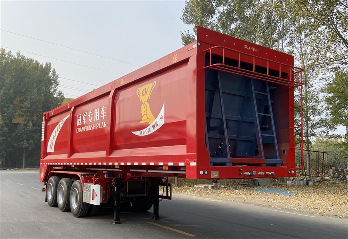 蜗牛创新牌10.5米30吨3轴垃圾转运半挂车(LTG9400ZLJ)