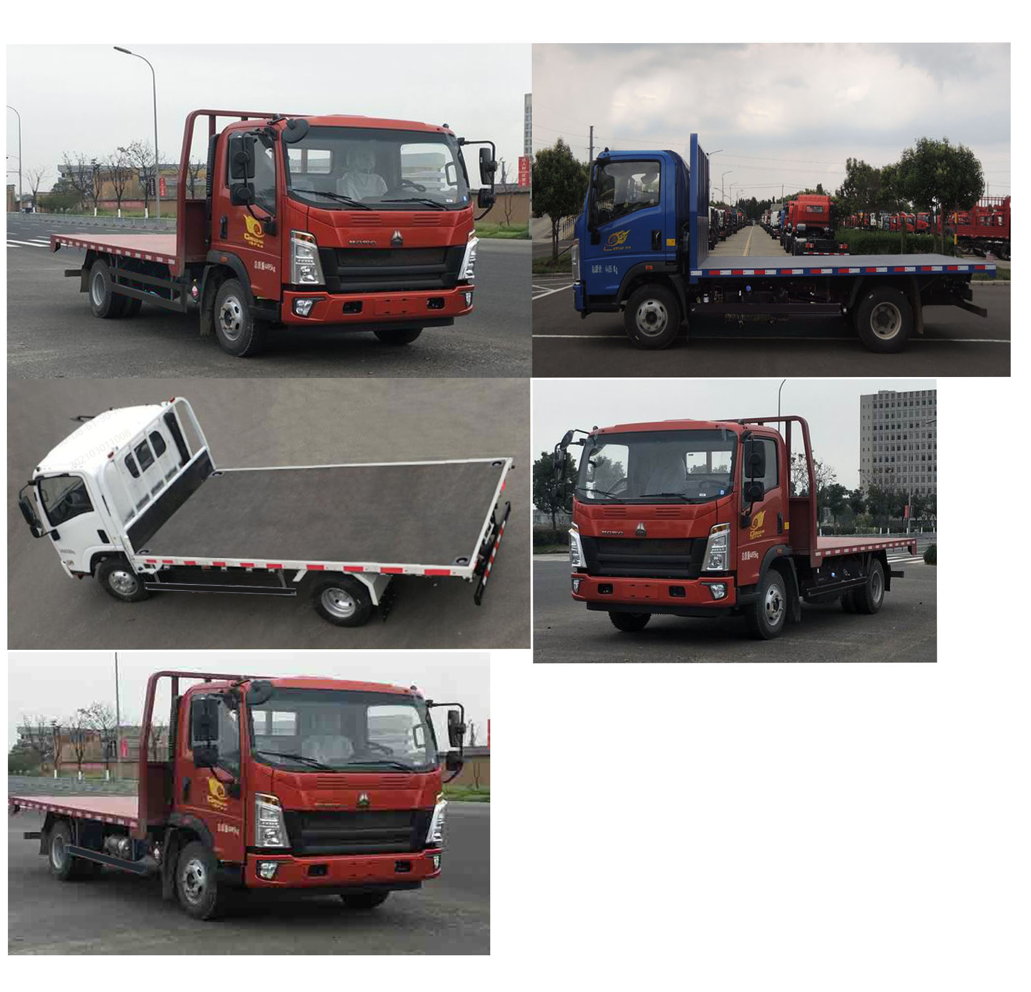 豪沃牌ZZ5047TPBG3315F145平板運(yùn)輸車(chē)公告圖片