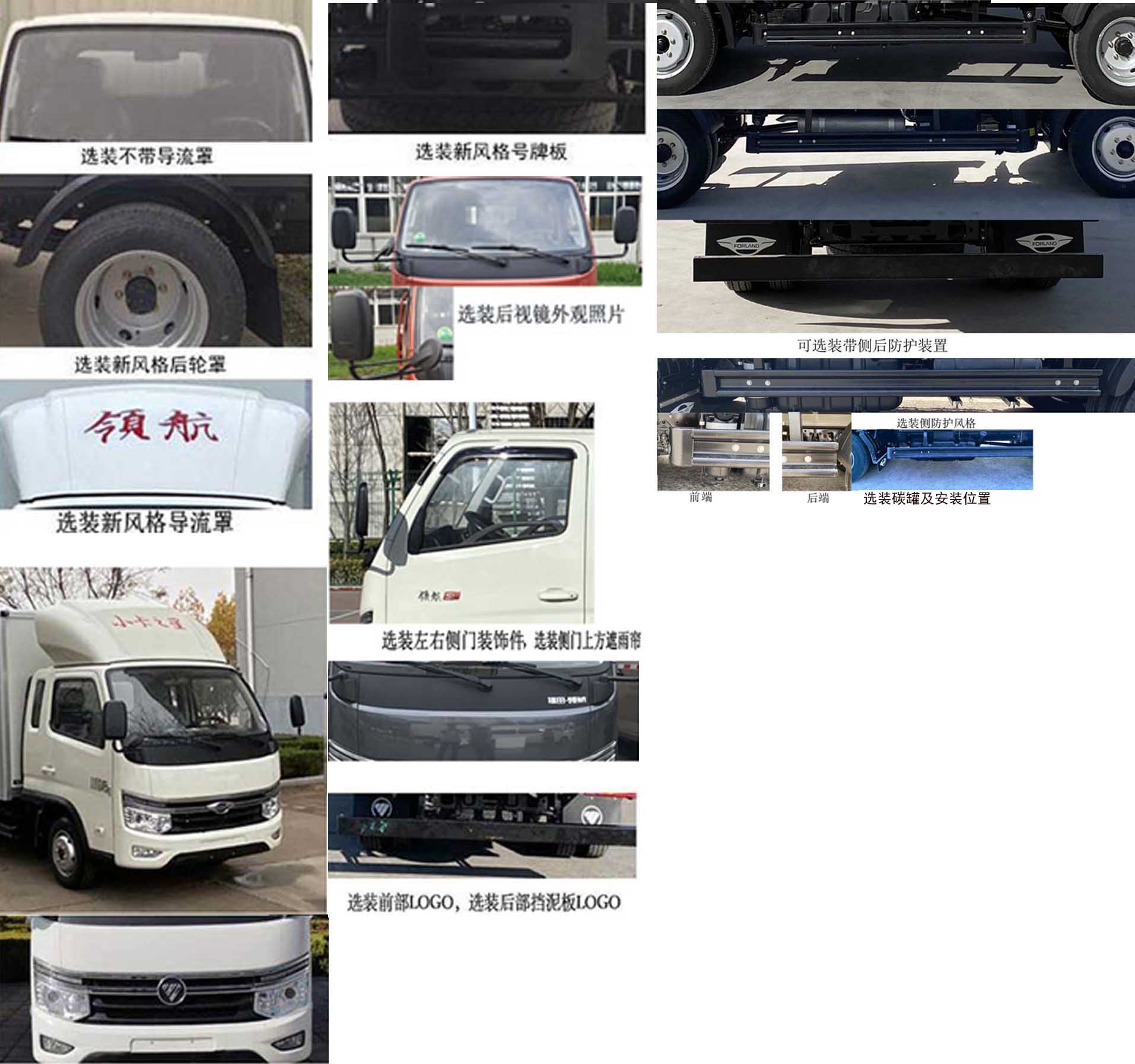 福田牌BJ5035XXY4JV5-26厢式运输车公告图片