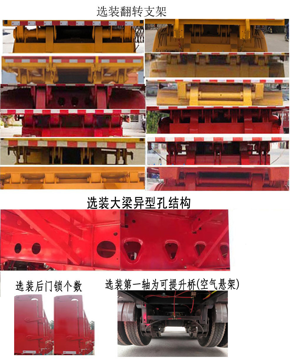 蜀汽牌GCJ9362Z自卸半挂车公告图片