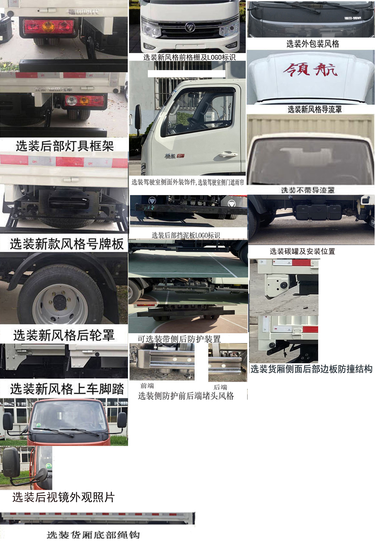 福田牌BJ5035CCY4AV6-13仓栅式运输车公告图片