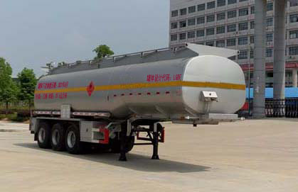 楚飞牌10.5米30.8吨3轴易燃液体罐式运输半挂车(CLQ9400GRYB)