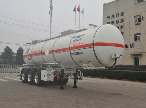 瑞江牌11.2米33吨3轴毒性和感染性物品罐式运输半挂车(WL9400GDG)