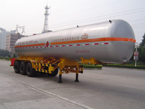 久远牌12.2米29.8吨3轴液化气体运输半挂车(KP9409GYQ)