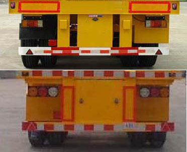 华郓达牌FL9404TJZ集装箱运输半挂车公告图片