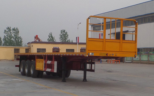 瑞宜达牌13米33.6吨3轴平板运输半挂车(LLJ9400TPB)