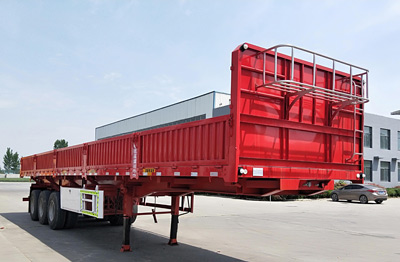 鲁润牌13米32.9吨3轴自卸半挂车(HLX9400Z)