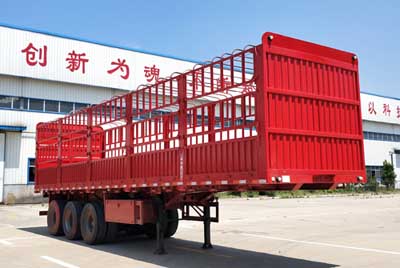 毛鑫成牌11.5米32.3吨3轴仓栅式运输半挂车(HDC9402CCY)
