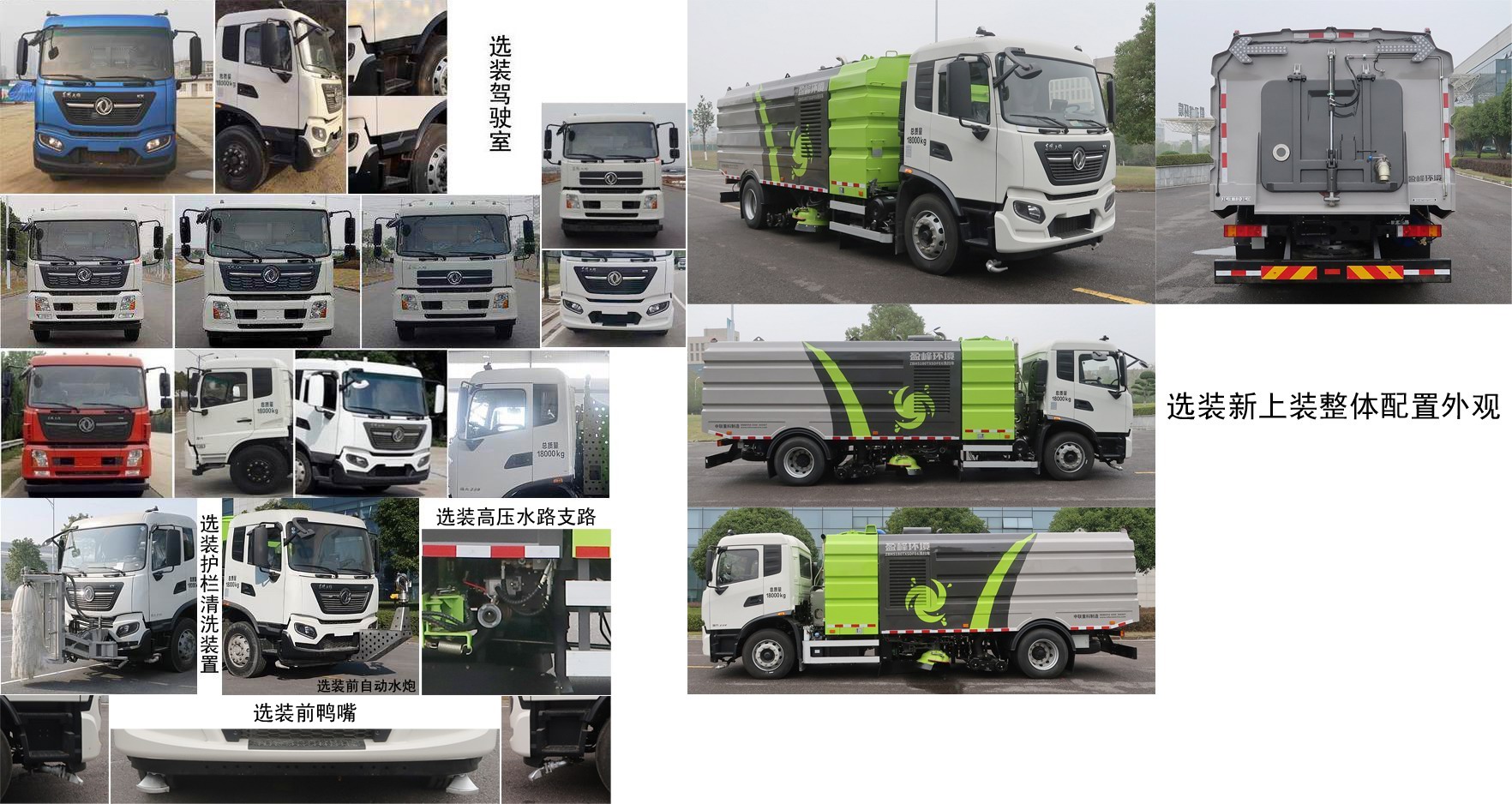 中聯(lián)牌ZBH5180TXSDFE6洗掃車公告圖片