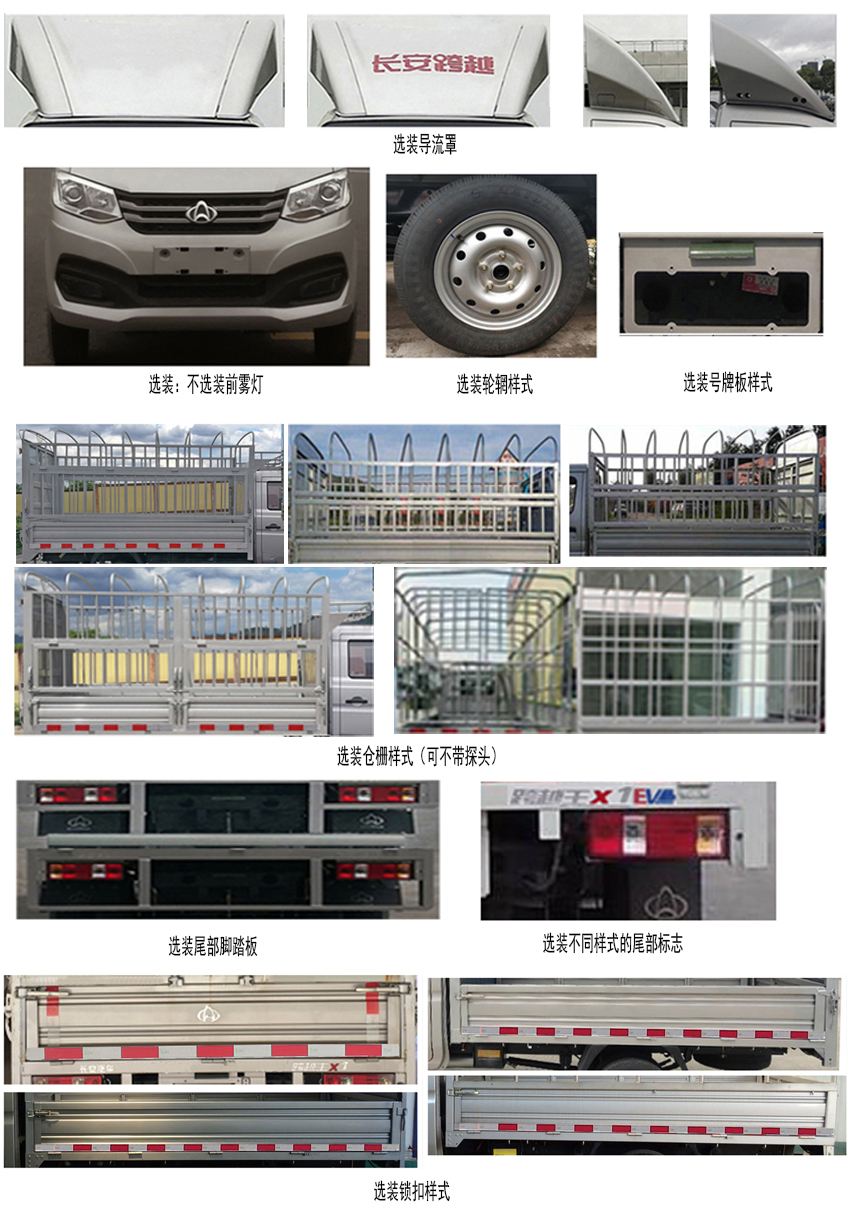 長安牌SC5031CCYXDD64BEV純電動(dòng)倉柵式運(yùn)輸車公告圖片