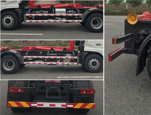虹宇牌HYS5180ZXXE6車廂可卸式垃圾車公告圖片