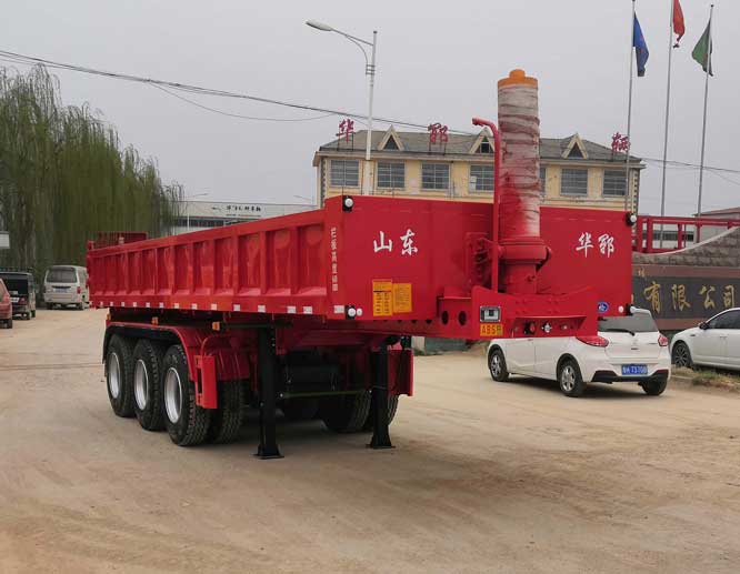 华郓达牌8.5米33.2吨3轴自卸半挂车(FL9408Z)