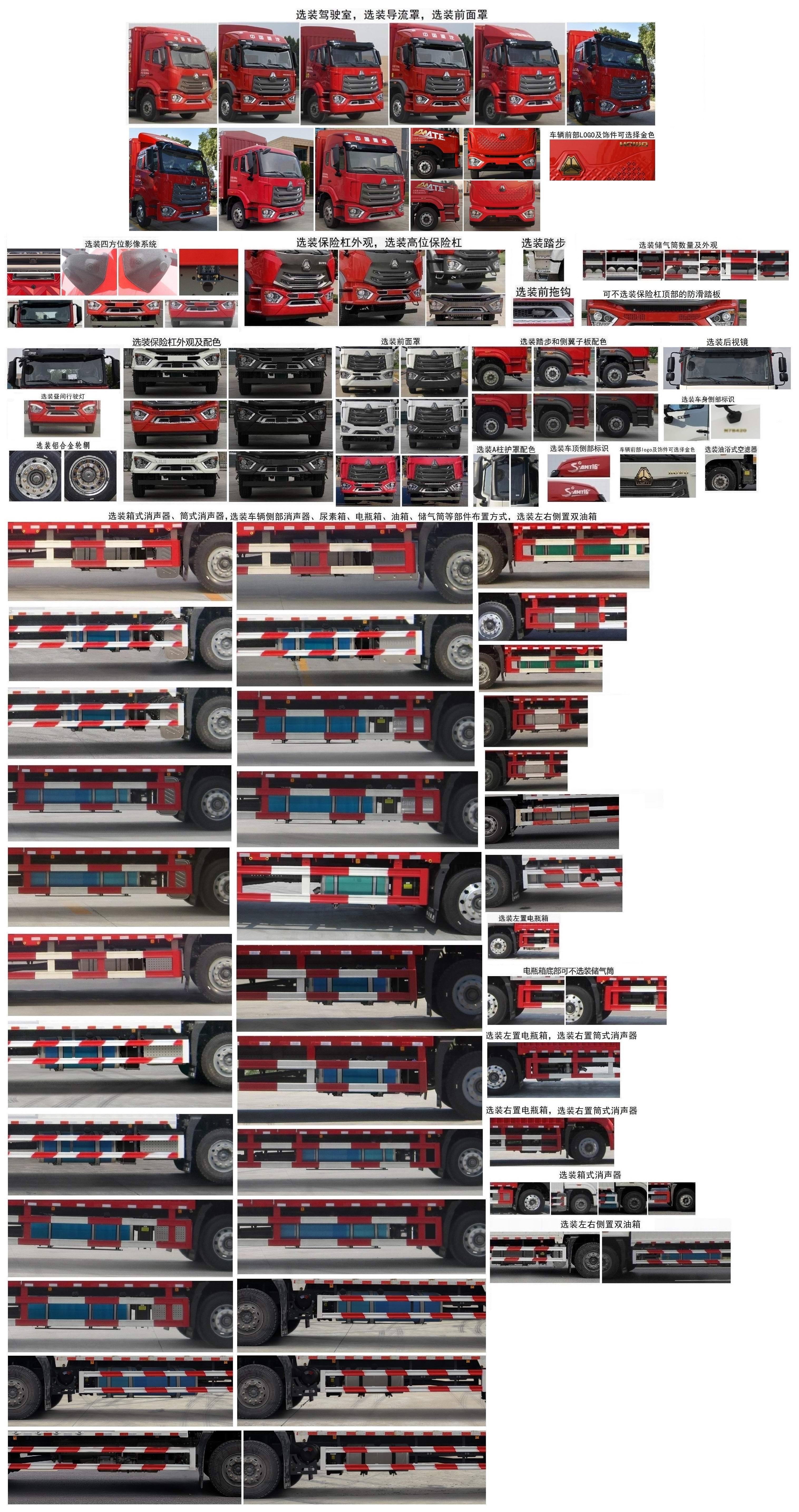 豪沃牌ZZ5167CCYK511JF1倉柵式運輸車公告圖片