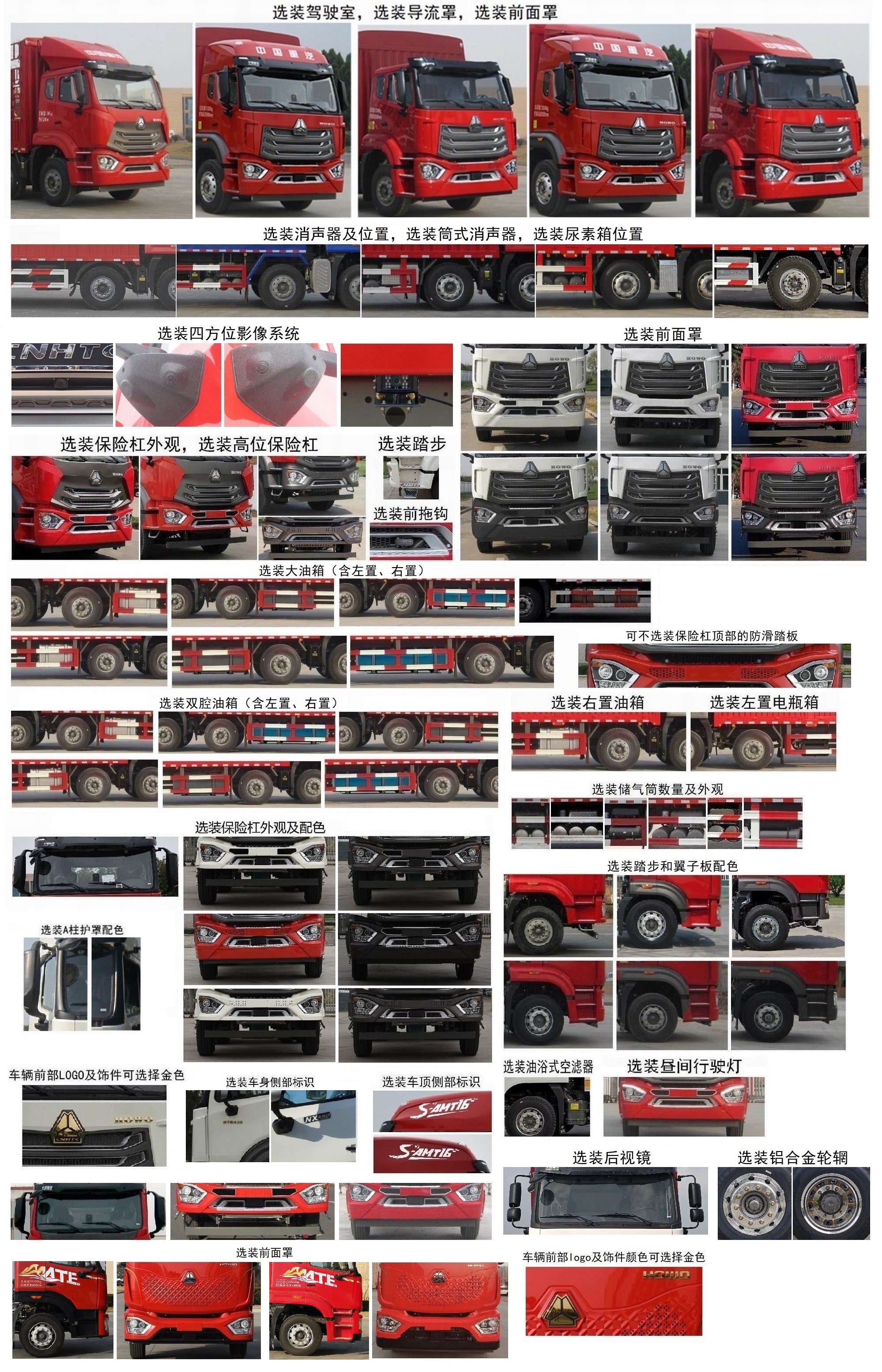 豪沃牌ZZ5257CCYN43CJF1倉柵式運(yùn)輸車公告圖片