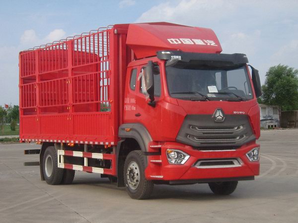 豪沃牌ZZ5187CCYK511JF1倉柵式運輸車公告圖片