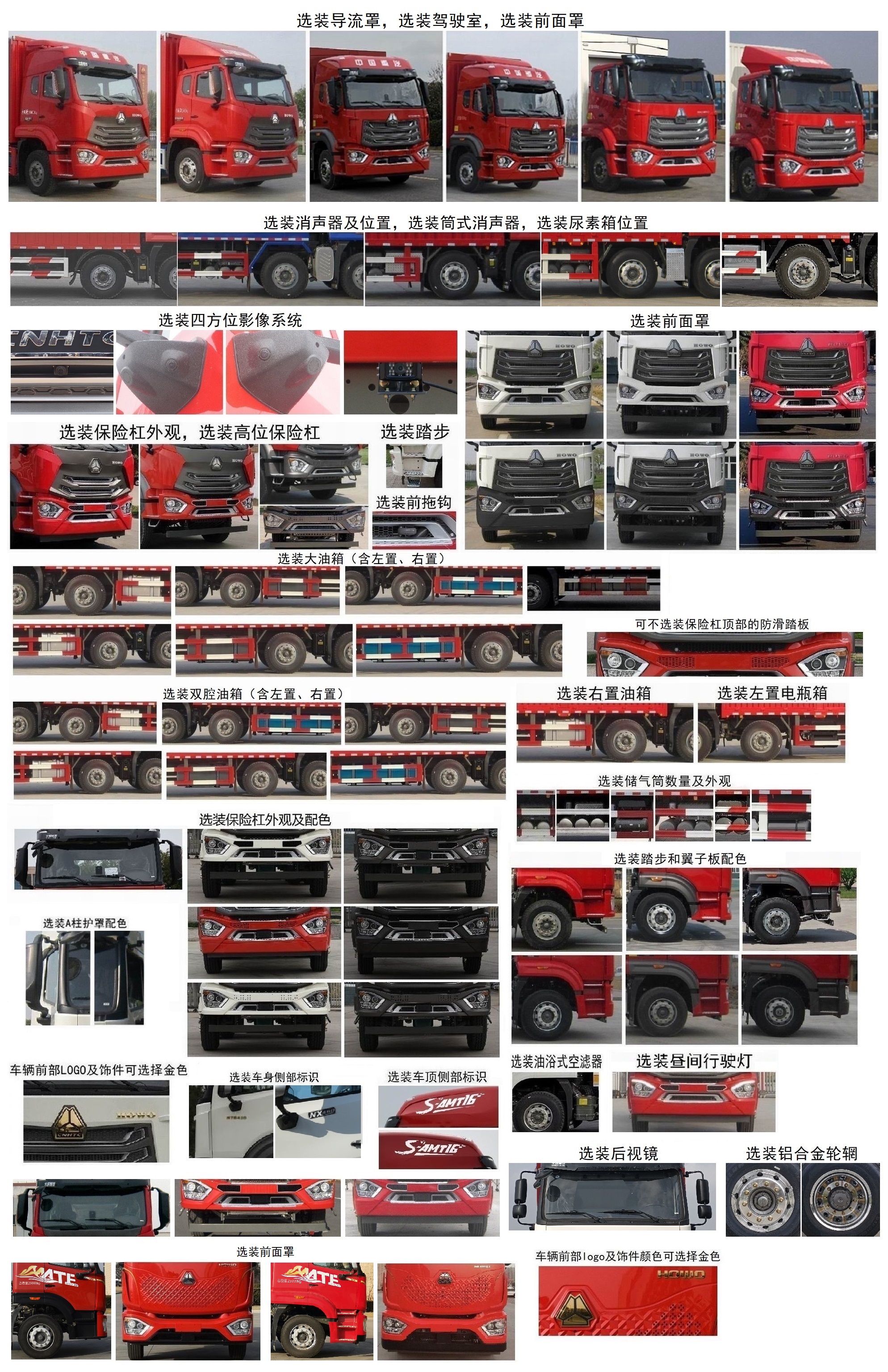 豪沃牌ZZ5257XYKN56CJF1翼開啟廂式車公告圖片