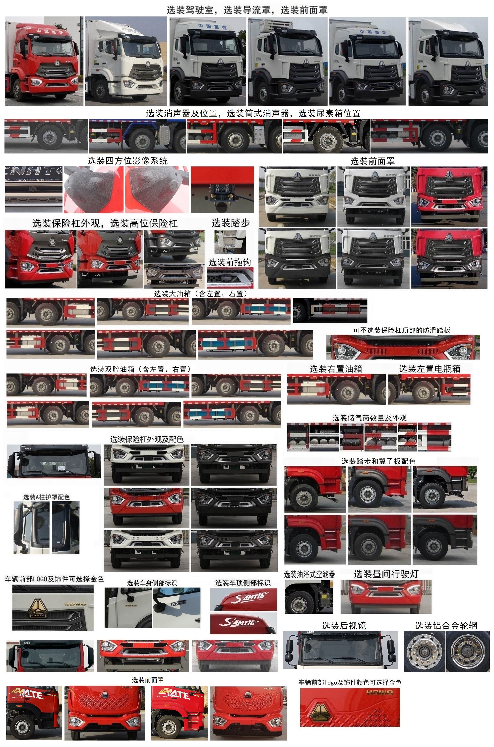 豪沃牌ZZ5257XLCN43CJF1冷藏車公告圖片