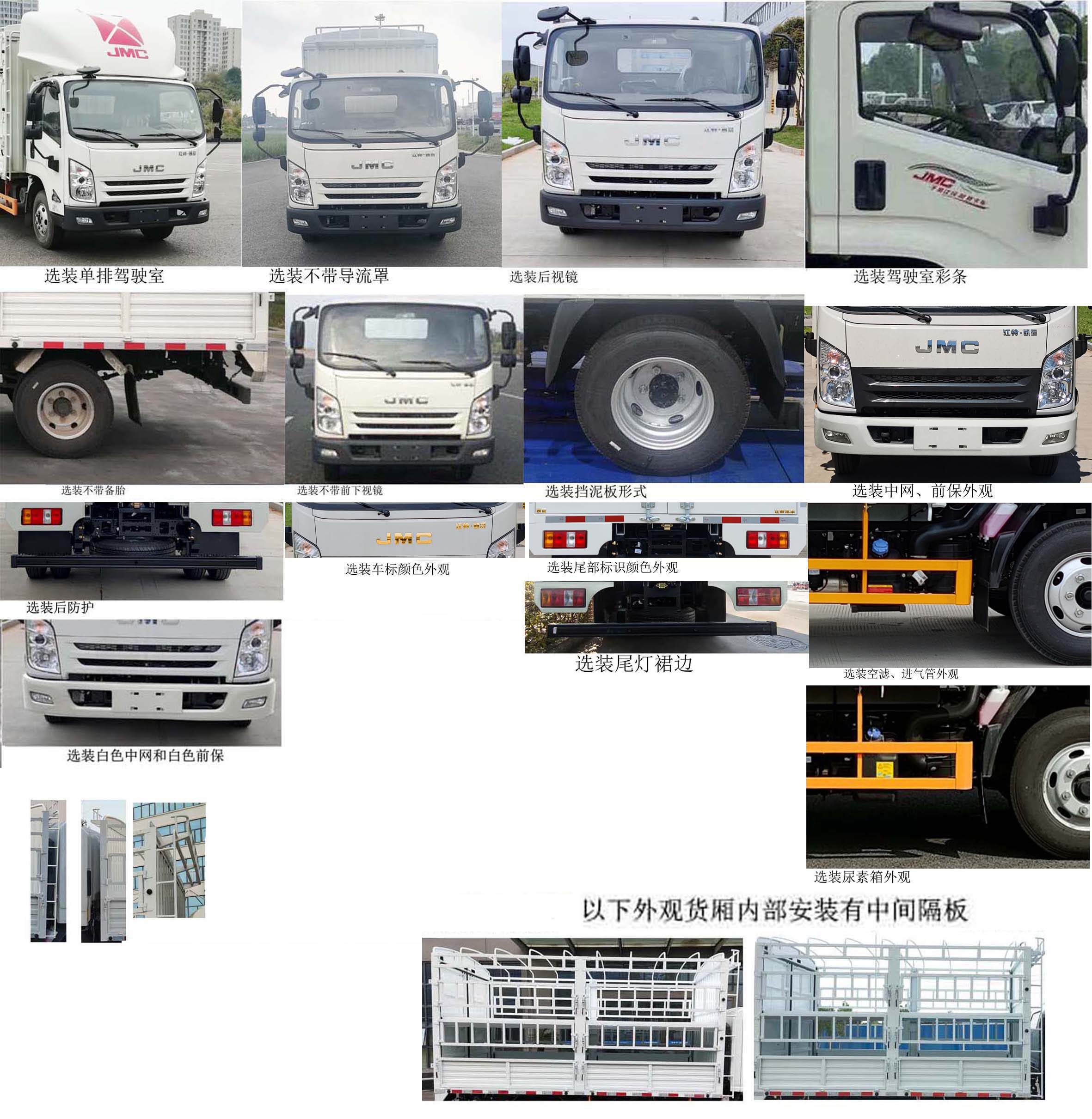 江鈴牌JX5046CCYTGB26倉柵式運輸車公告圖片