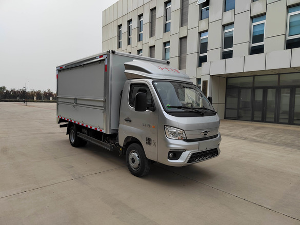 鴻星達(dá)牌SJR5042XYK-6翼開啟廂式車公告圖片