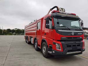 金猴牌SXT5429JXFJP20舉高噴射消防車(chē)公告圖片