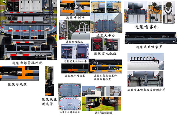 龙环牌FLM5186GPSDF6LH绿化喷洒车公告图片