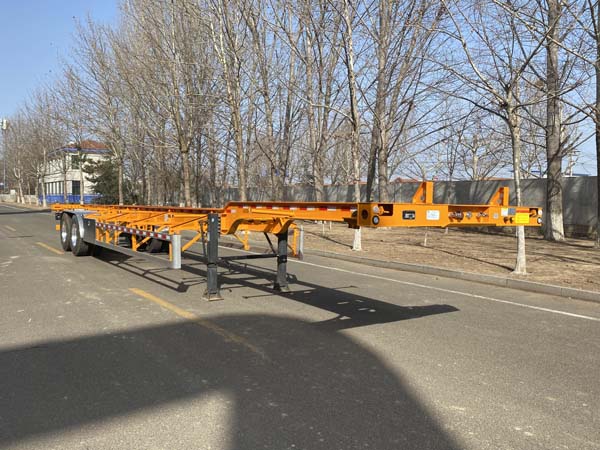青特牌14米31.5吨2轴集装箱运输半挂车(QDT9350TJZG01)