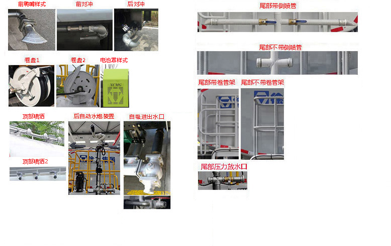 徐工牌DXA5320GSSDBEV纯电动洒水车公告图片