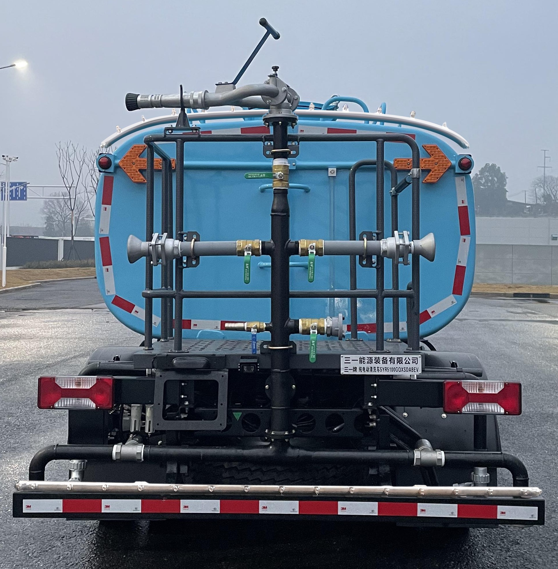 三一牌SYR5100GQXSDABEV純電動清洗車公告圖片