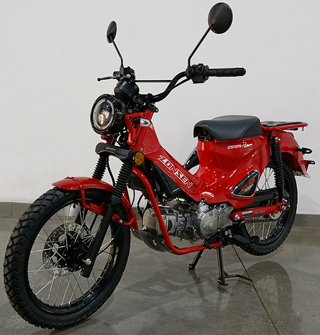 宗申牌ZS125-17A两轮摩托车公告图片