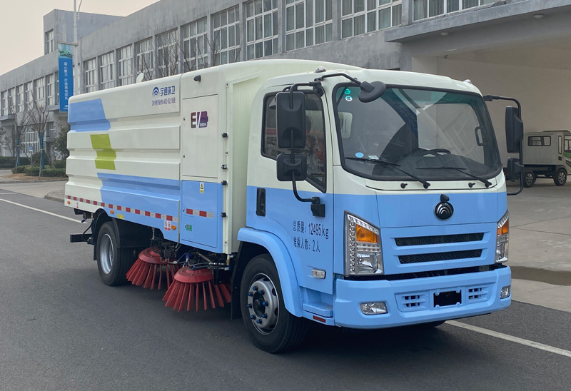 宇通牌YTZ5120TSLD0BEV纯电动扫路车公告图片