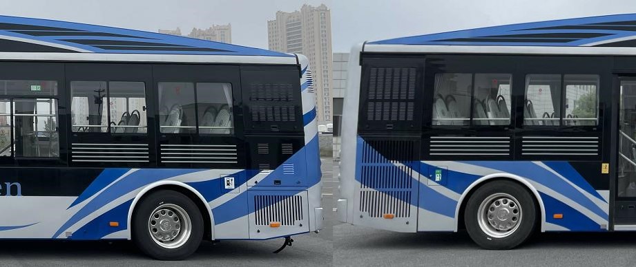 解放牌DK6109URFCEV33燃料电池低入口城市客车公告图片