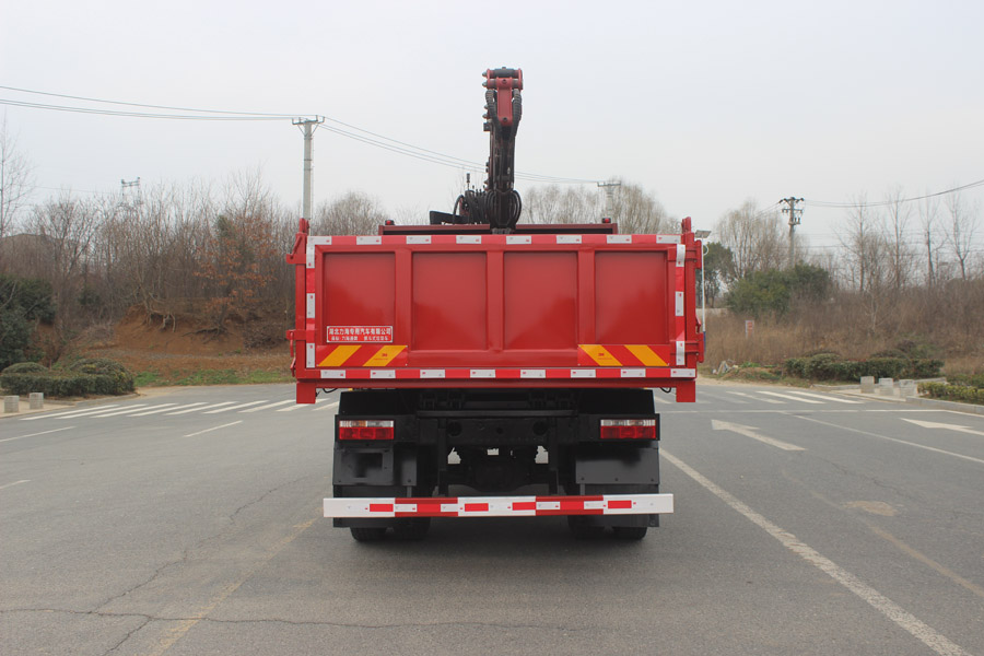 力海通牌HLH5180ZZDDYQ6抓斗式垃圾車公告圖片