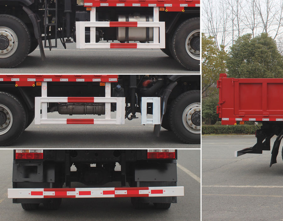 力海通牌HLH5180ZZDDYQ6抓斗式垃圾車公告圖片