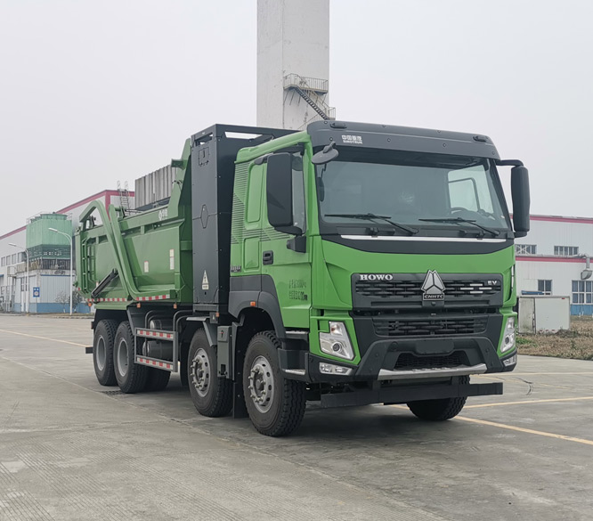 豪沃牌ZZ5317ZLJV3267Z11SEV换电式纯电动自卸式垃圾车公告图片