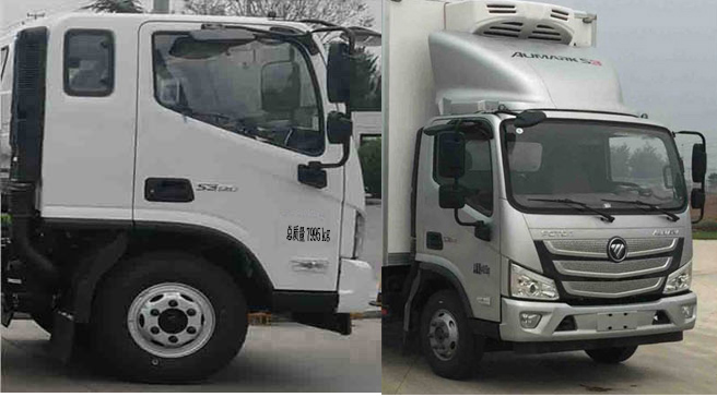 福田牌BJ5088XLC-FM冷藏車公告圖片