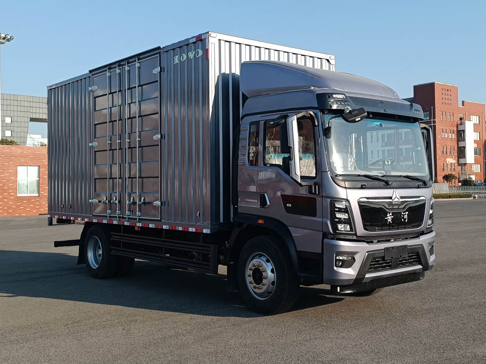 黃河牌ZZ5187XXYK451CF1廂式運輸車公告圖片