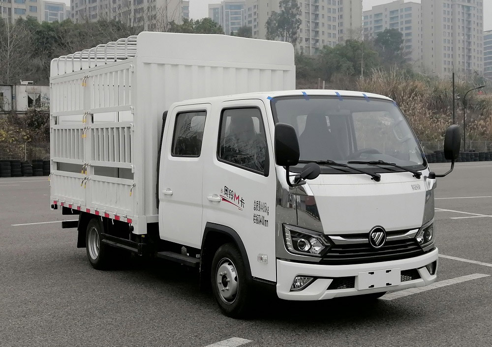福田牌BJ5044CCY9AA6-AB2仓栅式运输车公告图片