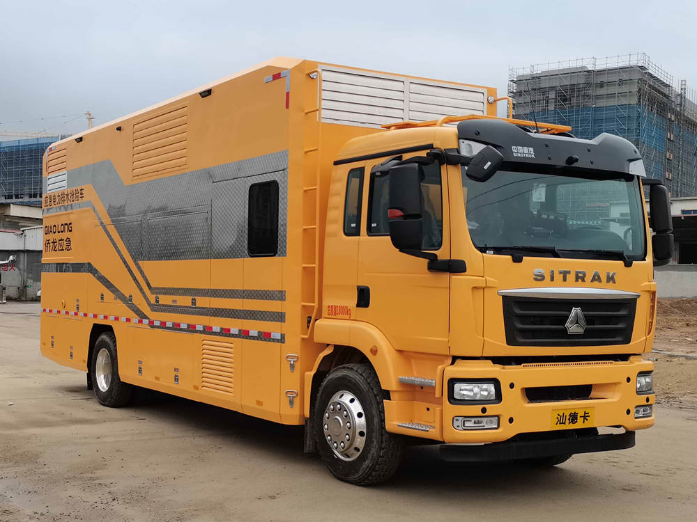 龍吸水牌FLG5180TPS106Z大流量排水搶險(xiǎn)車公告圖片