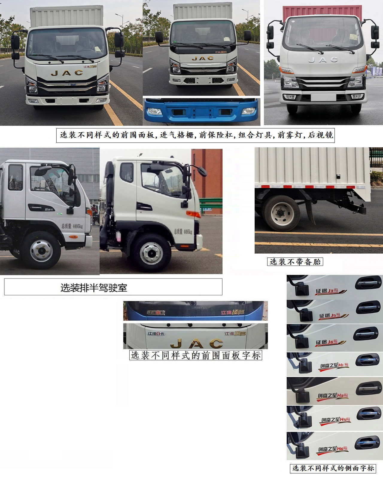 江淮牌HFC5041XXYP23K7B4QS廂式運輸車公告圖片