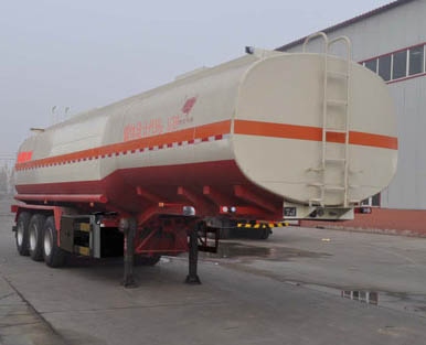 旗林牌11.3米30.5吨3轴易燃液体罐式运输半挂车(QLG9404GRYA)