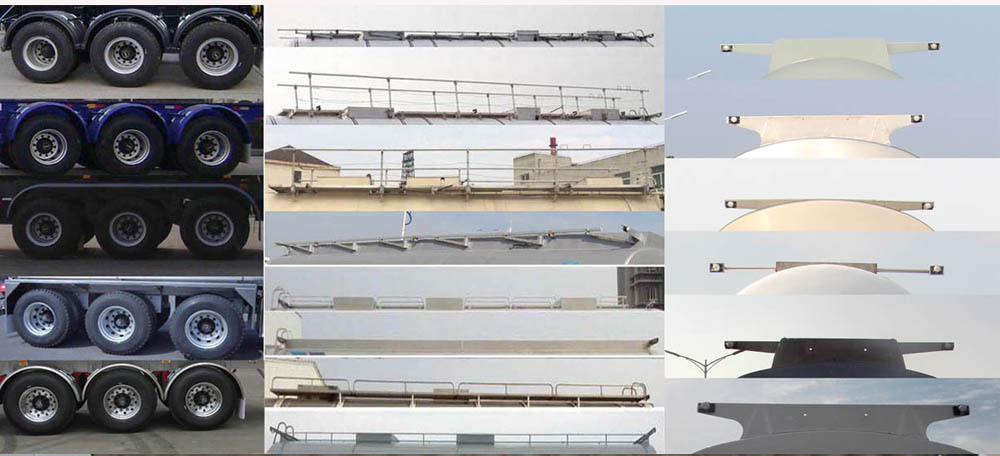 润滑油罐式运输半挂车图片