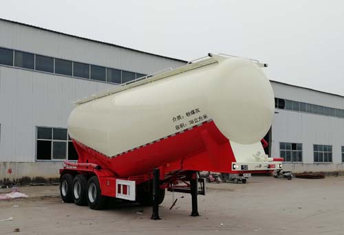 郓腾牌9.9米32.8吨3轴中密度粉粒物料运输半挂车(HJM9401GFL)