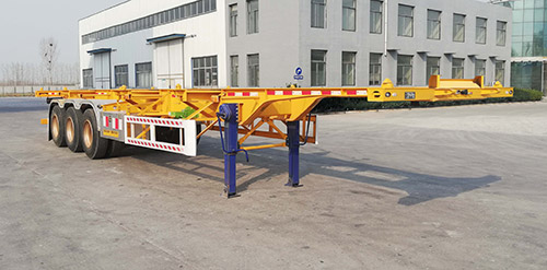 鲁润牌12.4米34.2吨3轴集装箱运输半挂车(HLX9403TJZ)