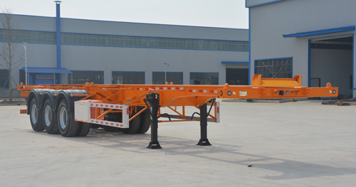 楚源牌13米34.5吨3轴集装箱运输半挂车(EHJ9400TJZ)
