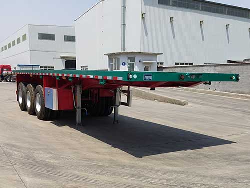 唐鸿重工牌9米35.5吨3轴平板半挂车(XT9402P1)