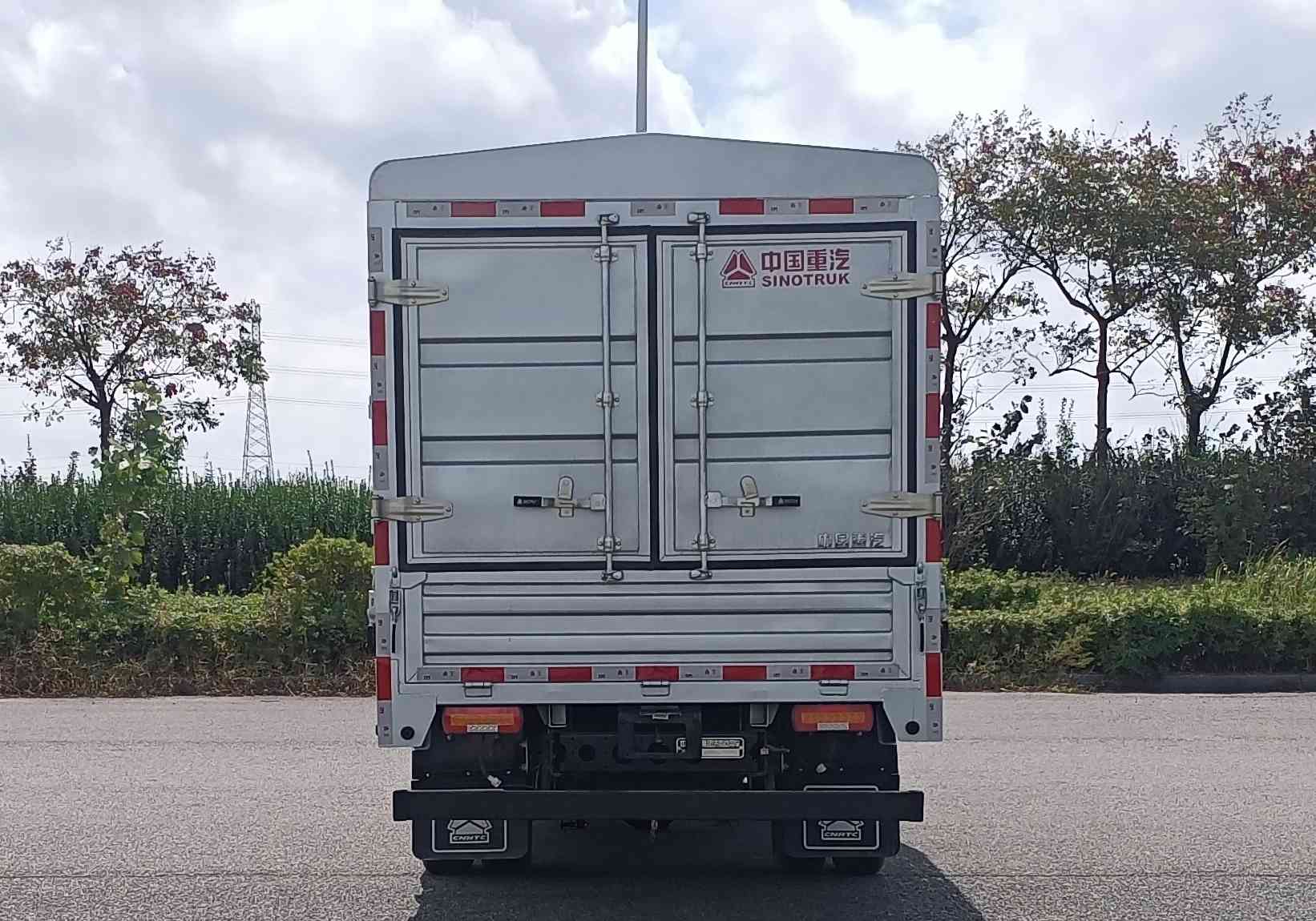 豪沃牌ZZ5047CCYC3111F141倉柵式運(yùn)輸車公告圖片