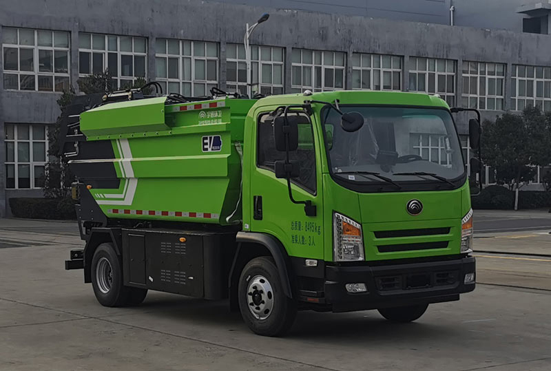 宇通牌YTZ5080ZZZD0BEV纯电动自装卸式垃圾车公告图片
