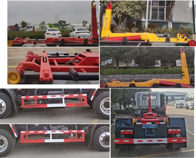 程力威牌CLW5120ZXXE6車廂可卸式垃圾車公告圖片