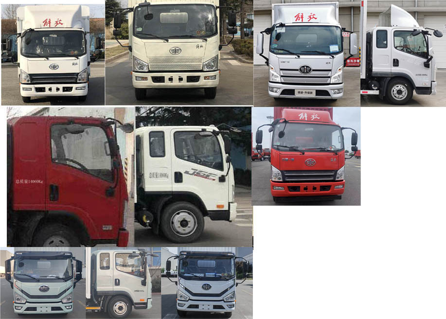 解放牌CA5140CCYP40K42L2E6A85倉柵式運(yùn)輸車公告圖片